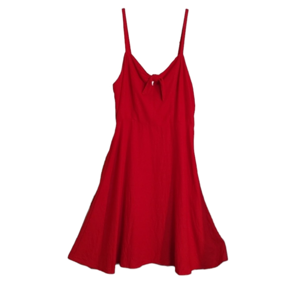 Summer Dress Red Old Navy Spaghetti Strap Sundress sz Medium